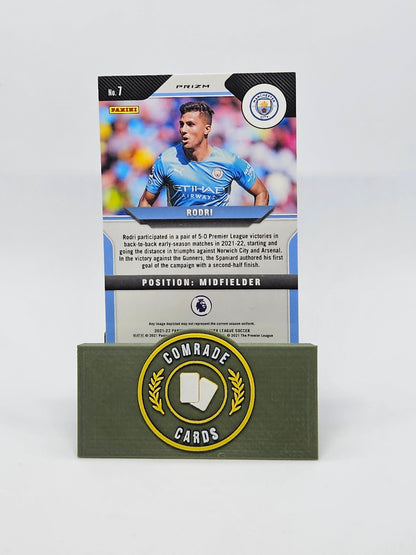 Rodri (Man City) Parallel Prizm Premier League 2021-2022