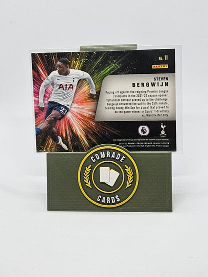 Steven Bergwijn (Tottenham) Insert Prizm Premier League 2021-2022