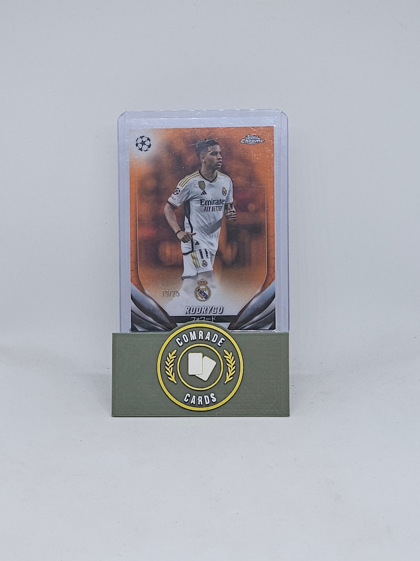 Rodrygo (Real Madrid) 19/25 Topps Chrome 2023-2024 (Japanese)