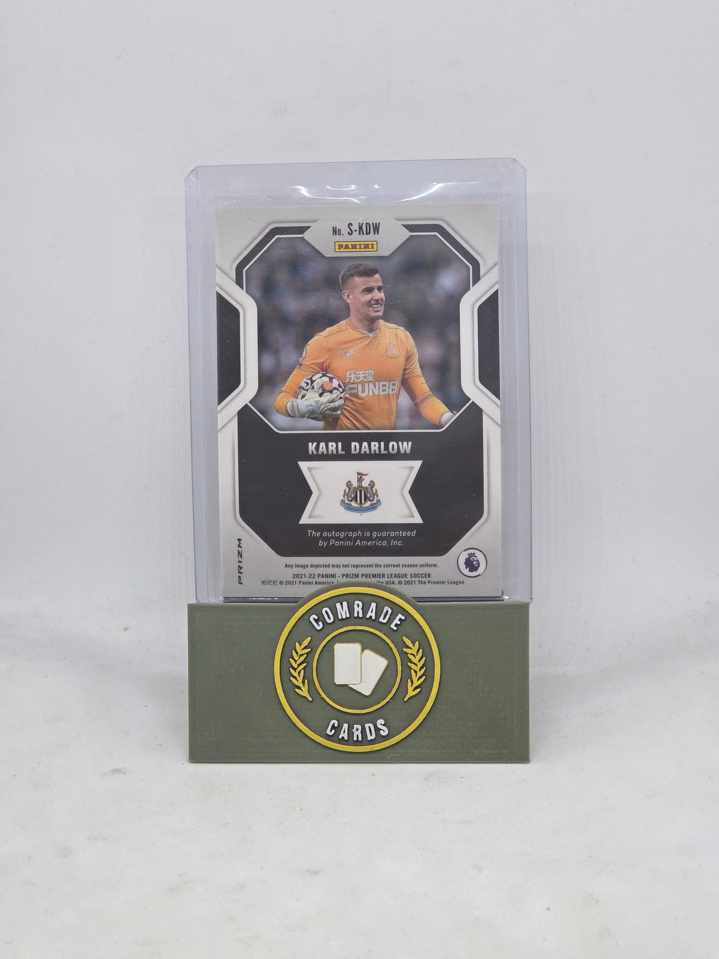 Karl Darlow (Newcastle) Autographed Card Prizm Premier League 2021-2022