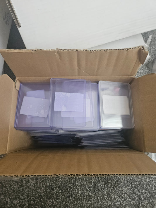 250 Used Toploaders With Stickers On