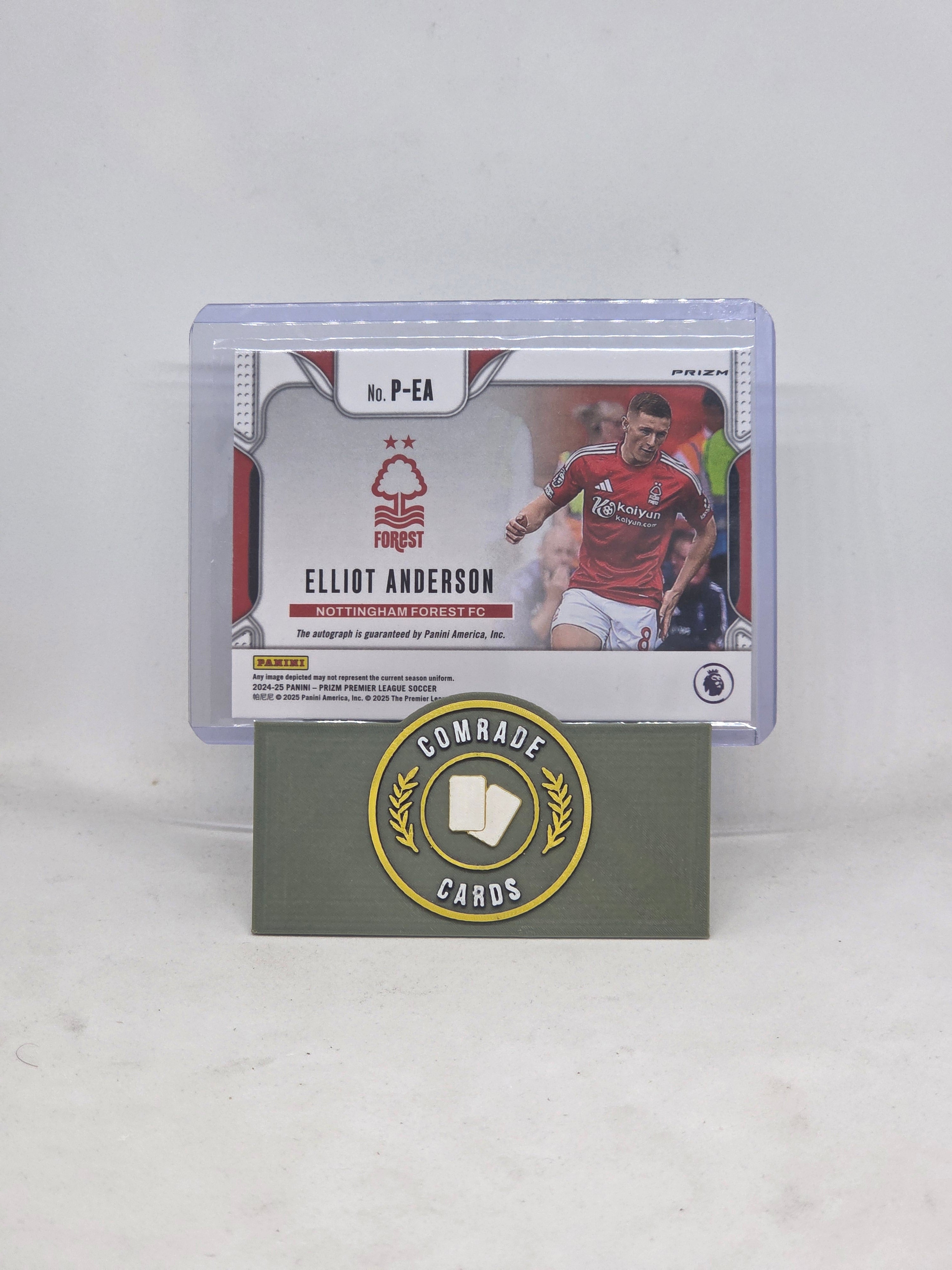 Elliot Anderson (Nottingham Forrest) Auto Prizm Premier League 2024-2025
