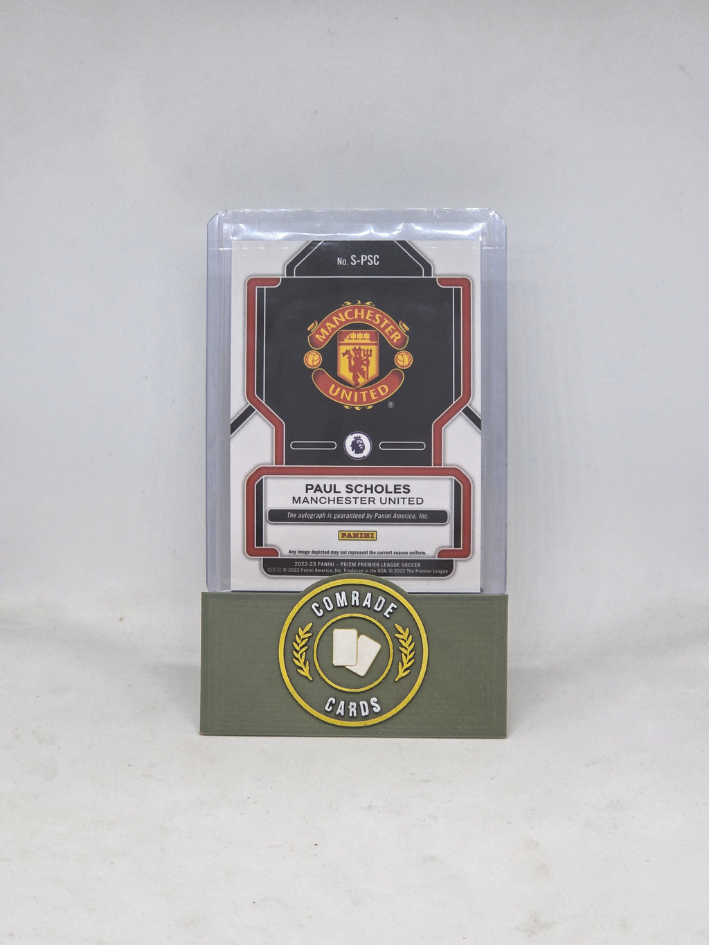 Paul Scholes (Man United) Autographed Card Prizm Premier League 2022-2023