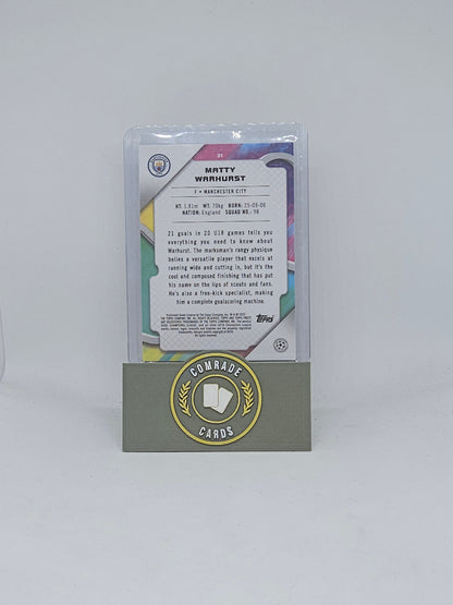 Matty Warhurst (Man City) 107/199 Topps Finest 2024-2025