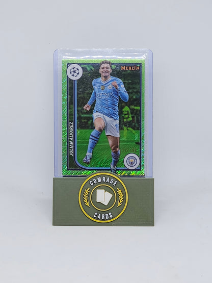 Julian Alvarez (Man City) 132/399 Topps Merlin Chrome 2023-2024