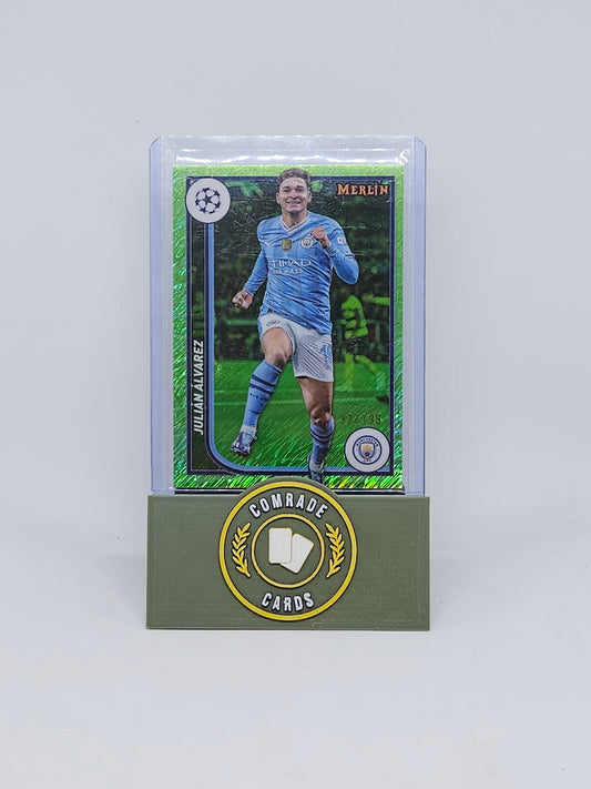 Julian Alvarez (Man City) 132/399 Topps Merlin Chrome 2023-2024