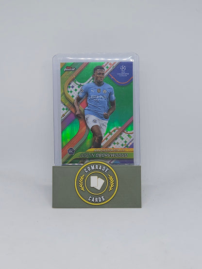 Justin Obavwoduo (Man City) 02/99 Topps Finest 2024-2025