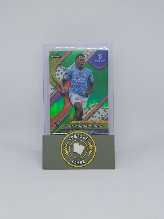 Justin Obavwoduo (Man City) 02/99 Topps Finest 2024-2025