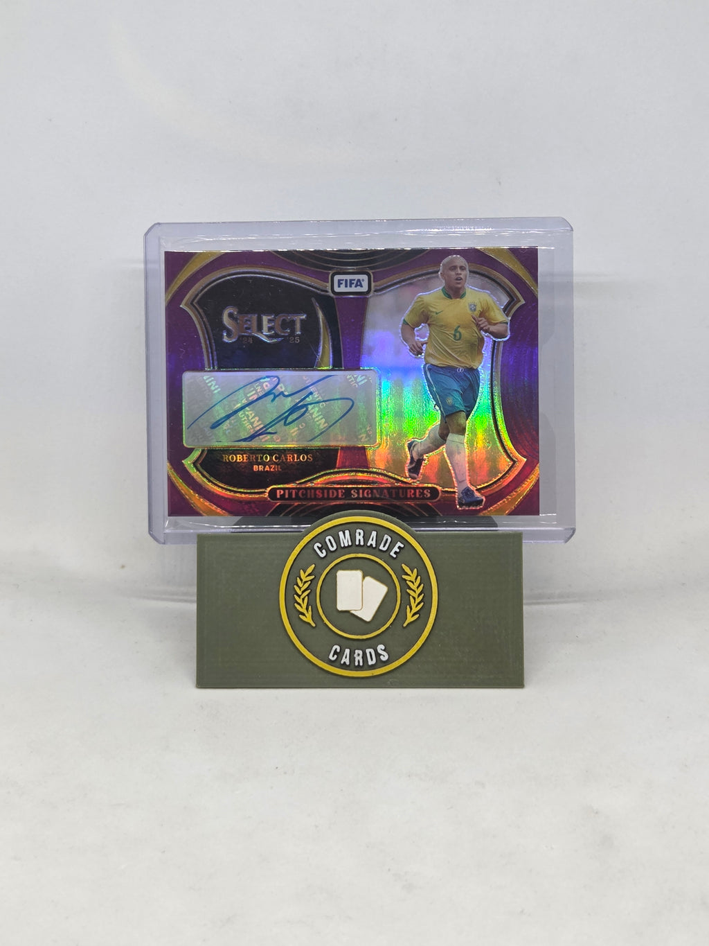 Roberto Carlos (Brazil) 13/49 Autographed Card Select Fifa 2024-2025