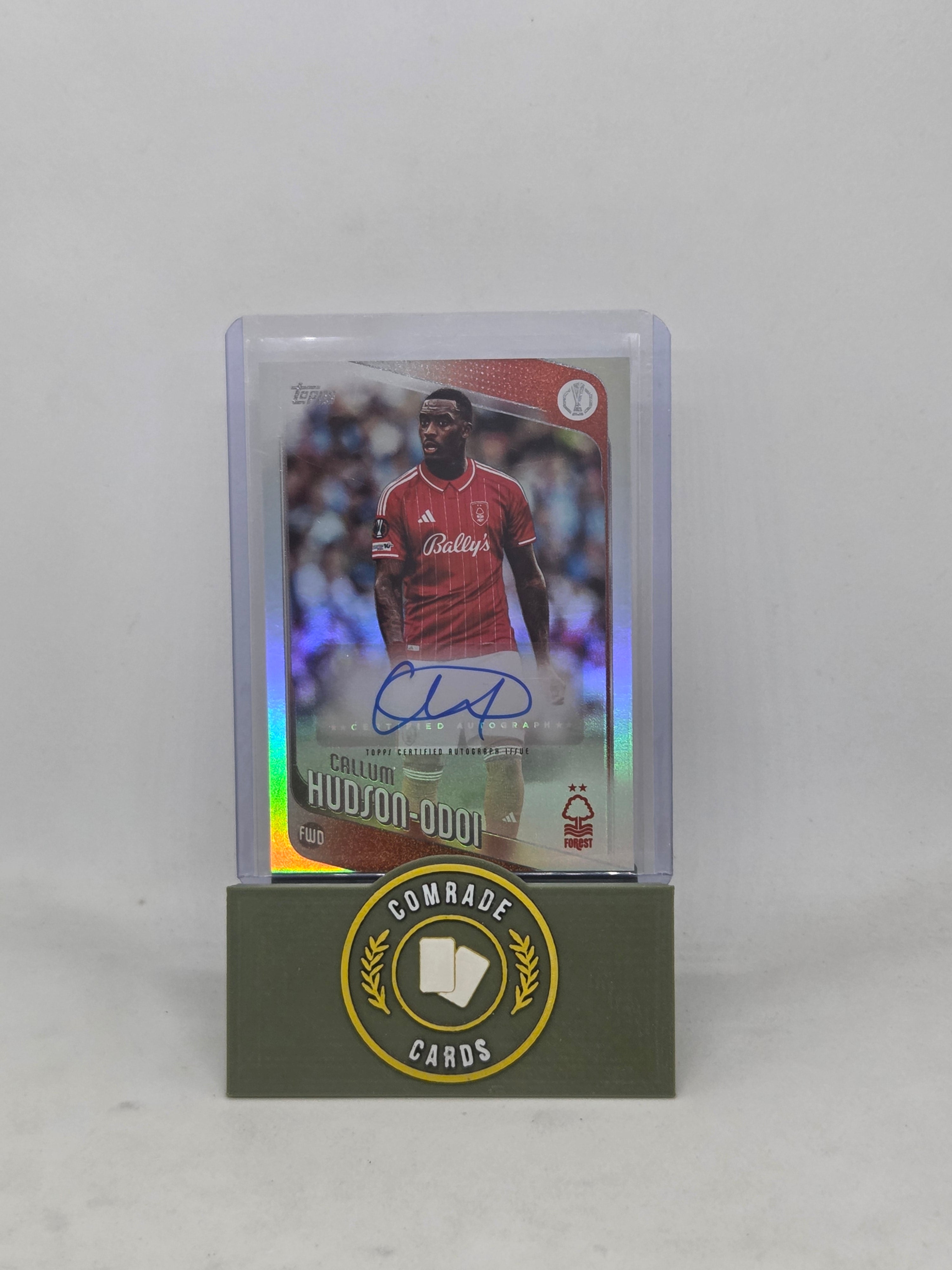 Callum Hudson-Odoi (Nottingham Forrest) Auto Topps UCC 2025-2026