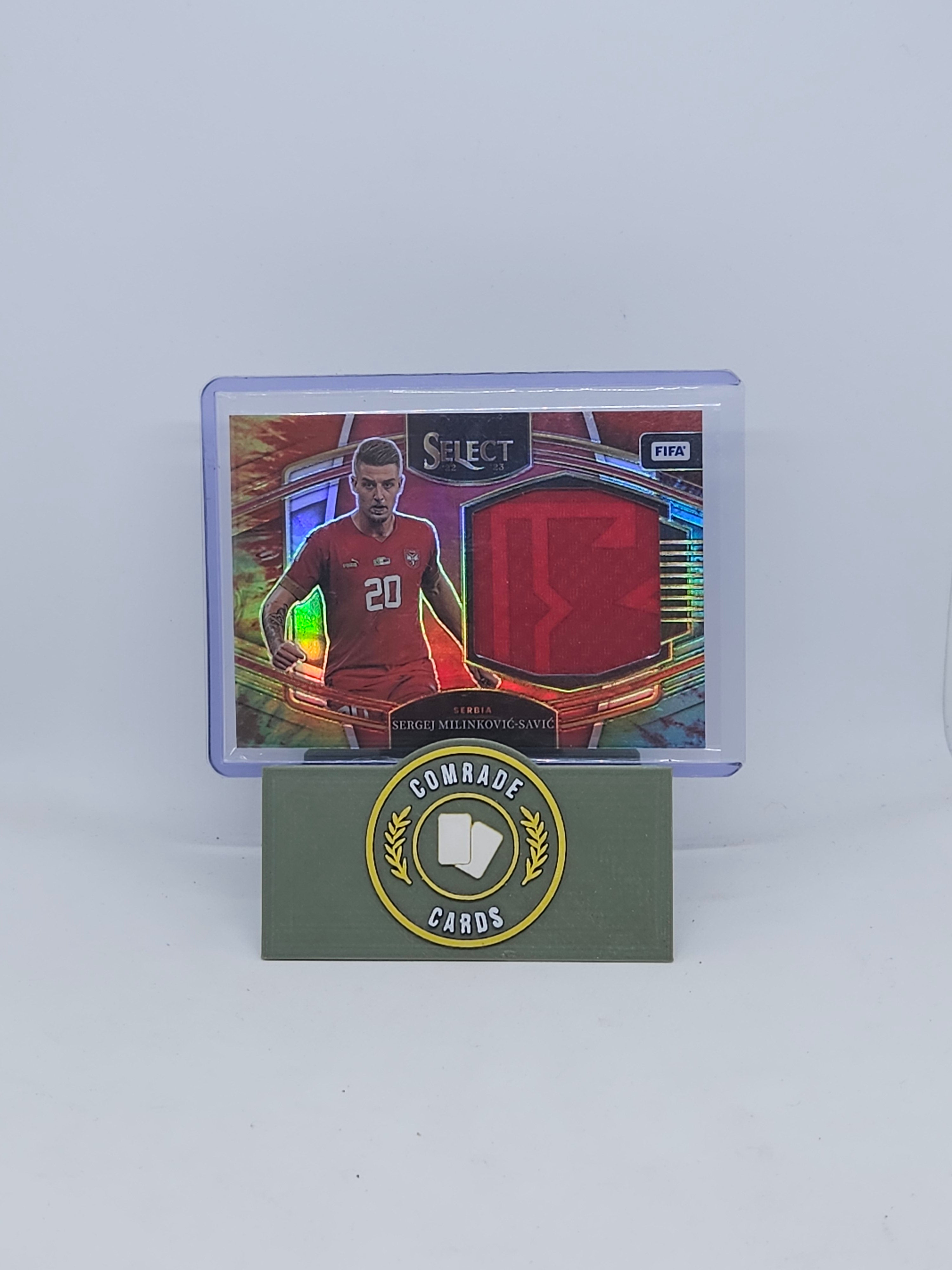 Sergej Milinkovic-Savic (Serbia) 06/25 Player Worn Patch Select Fifa 2022-2023