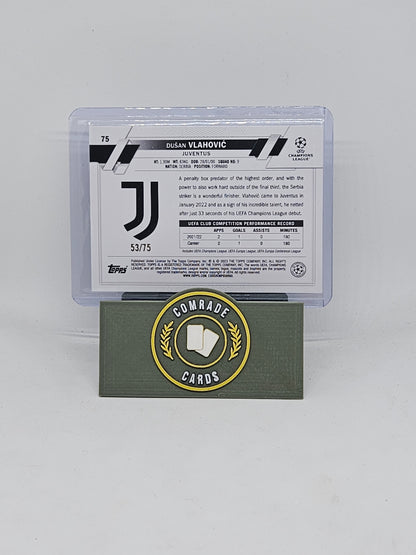 Dusan Vlahovic (Juventus) 53/75 Topps Carnaval 2022-2023