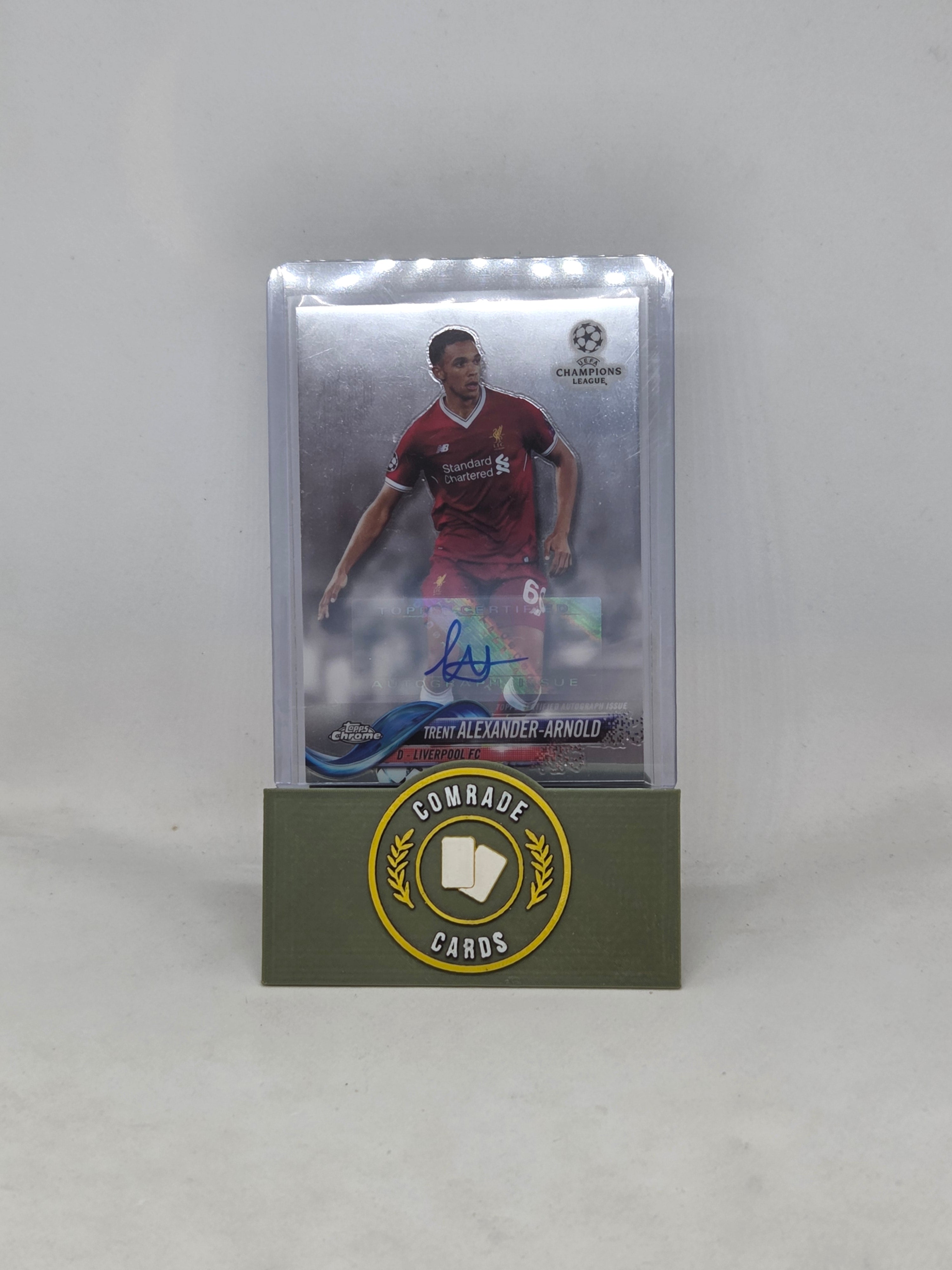 Trent Alexander-Arnold (Liverpool) Autographed Card Topps Chrome 2017-2018