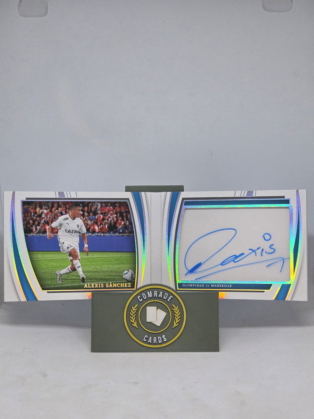 Alexis Sanchez (Marseille) 53/63 Autographed Booklet Immaculate 2022-2023