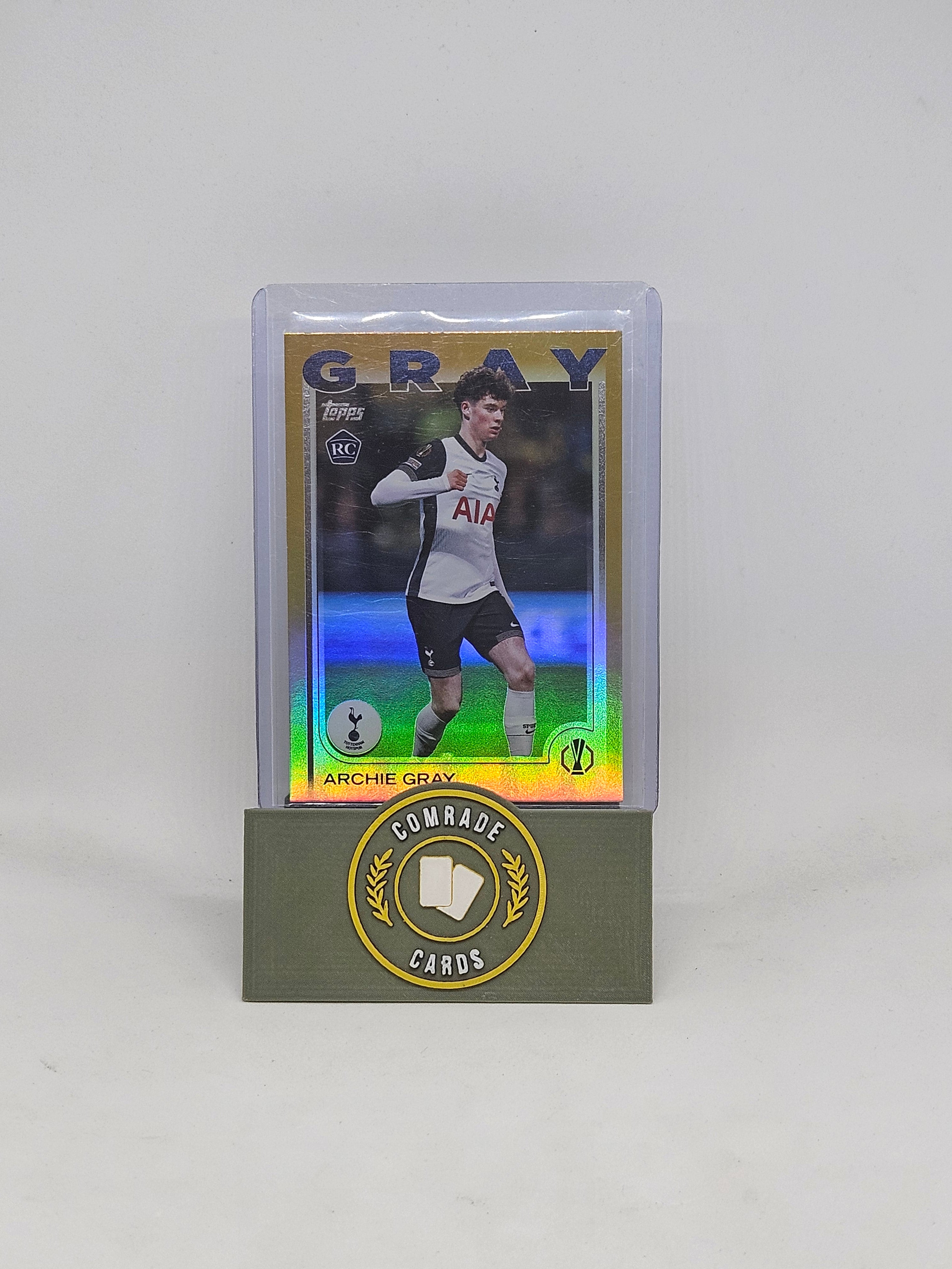 Archie Gray (Tottenham) 50/50 Topps UCC 2024-2025