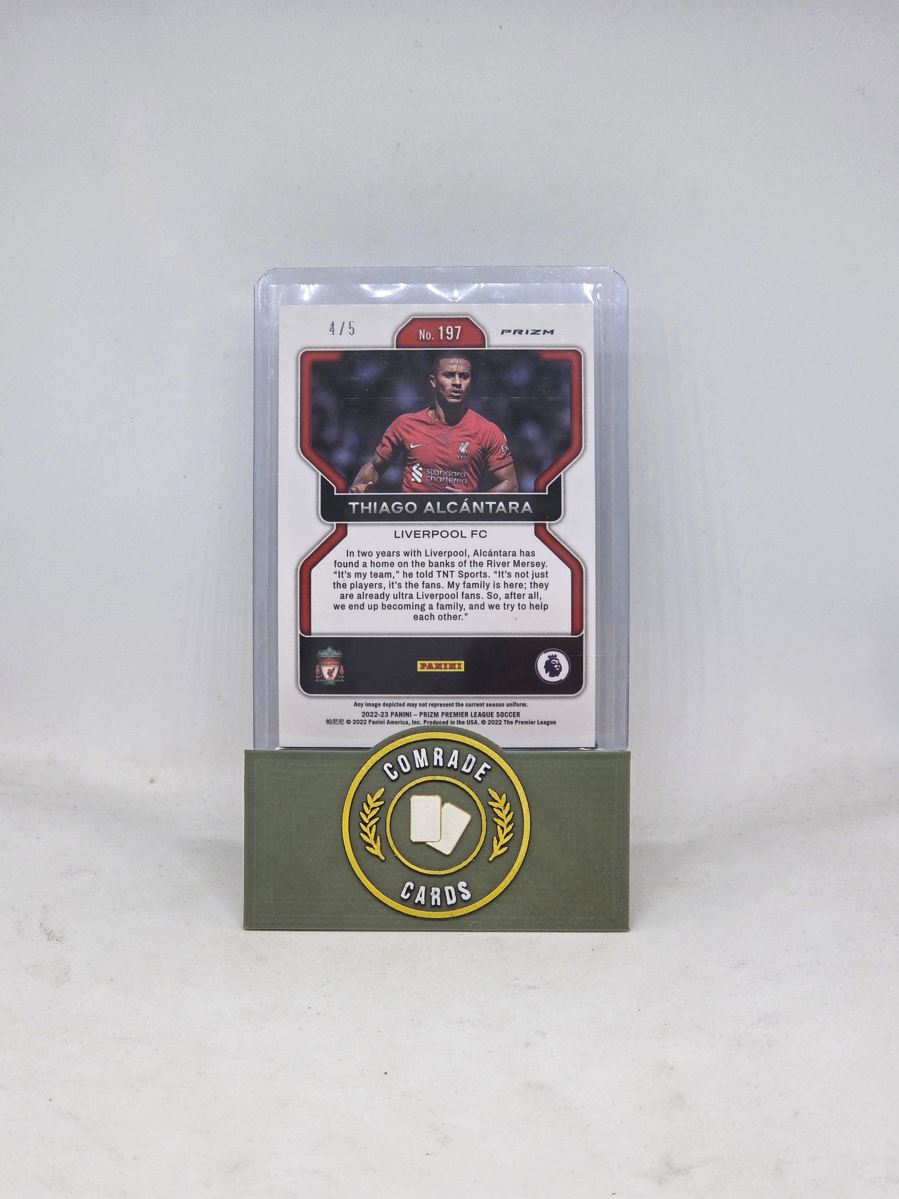 Thiago Alcantara (Liverpool) 4/5 Prizm Premier League 2022-2023