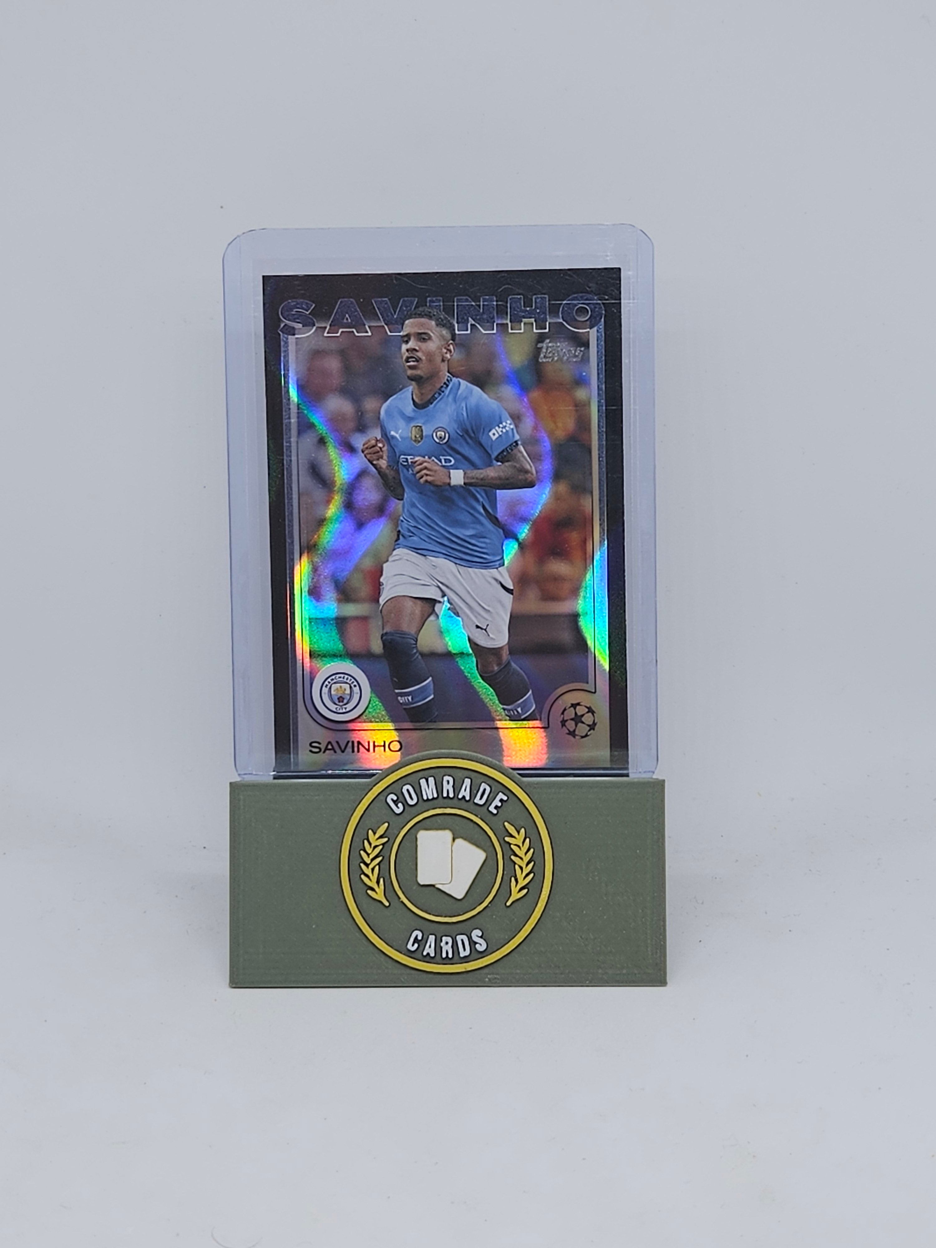 Savinho (Man City) Black Lava SP Topps UCC 2024-2025