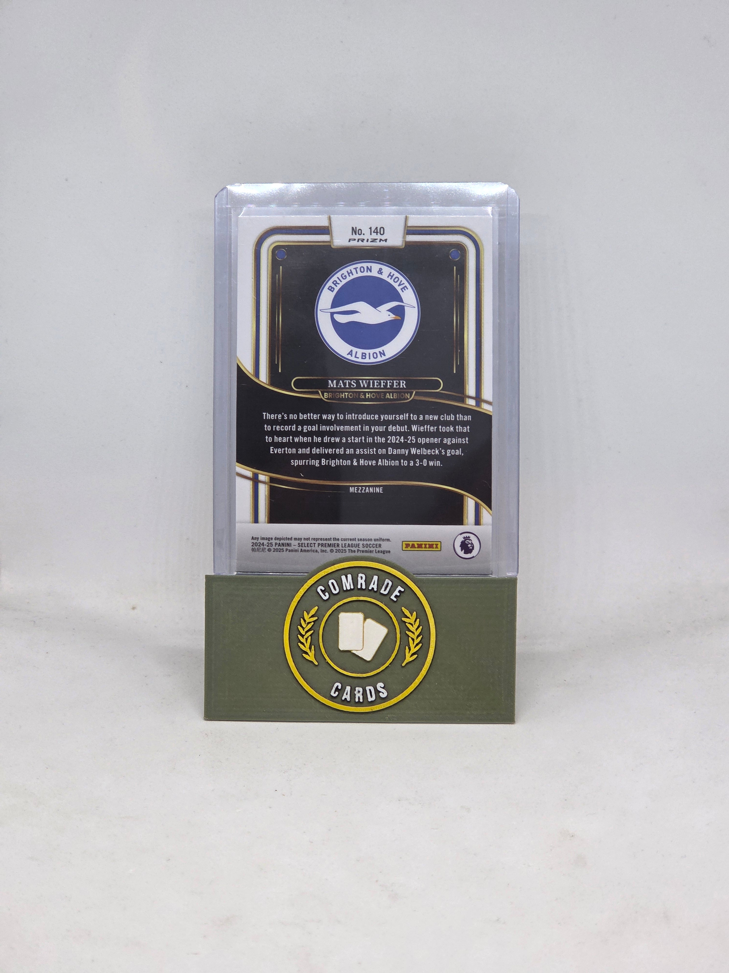 Mats Wieffer (Brighton) Zebra SSP Select Premier League 2024-2025