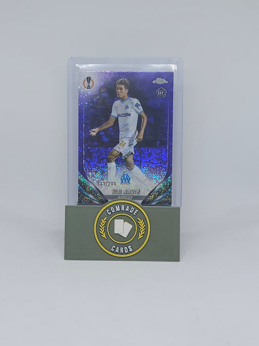 Bilal Nadir (Marseille) 141/299 Topps Chrome 2023-2024