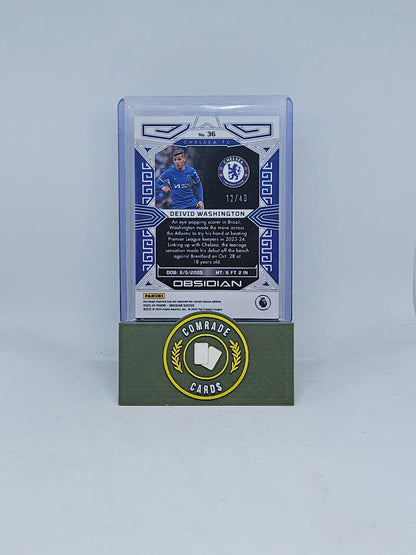 Deivid Washington (Chelsea) 12/40 Obsidian 2023-2024