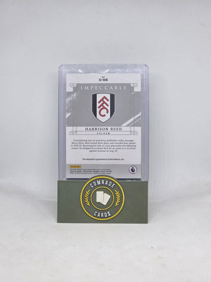 Harrison Reed (Fulham) 34/99 Autographed Card Impeccable 2023-2024