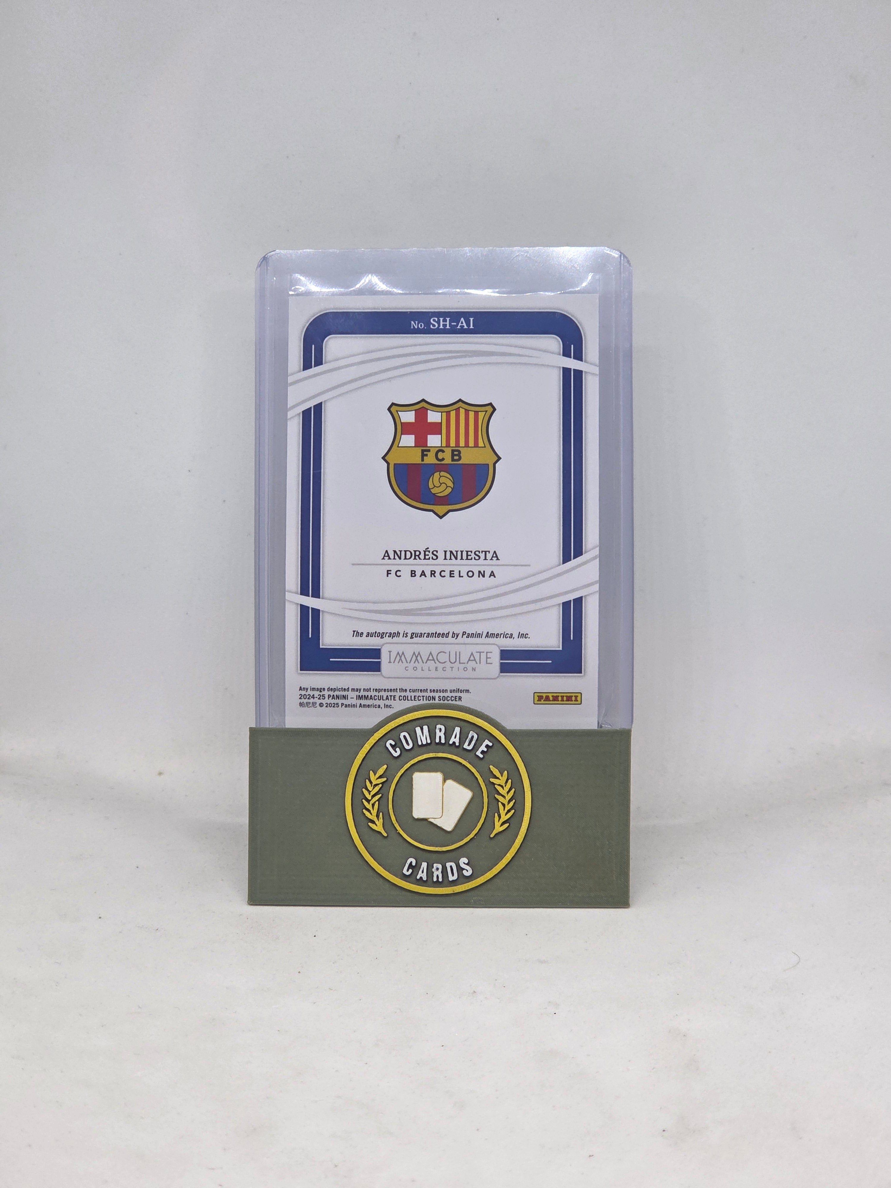 Andres Inesta (Barcelona) 24/25 Autographed Card Immaculate 2024-2025
